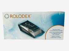 Vintage Rolodex Covered Desktop Card File w/ 300 Cards -New In Box