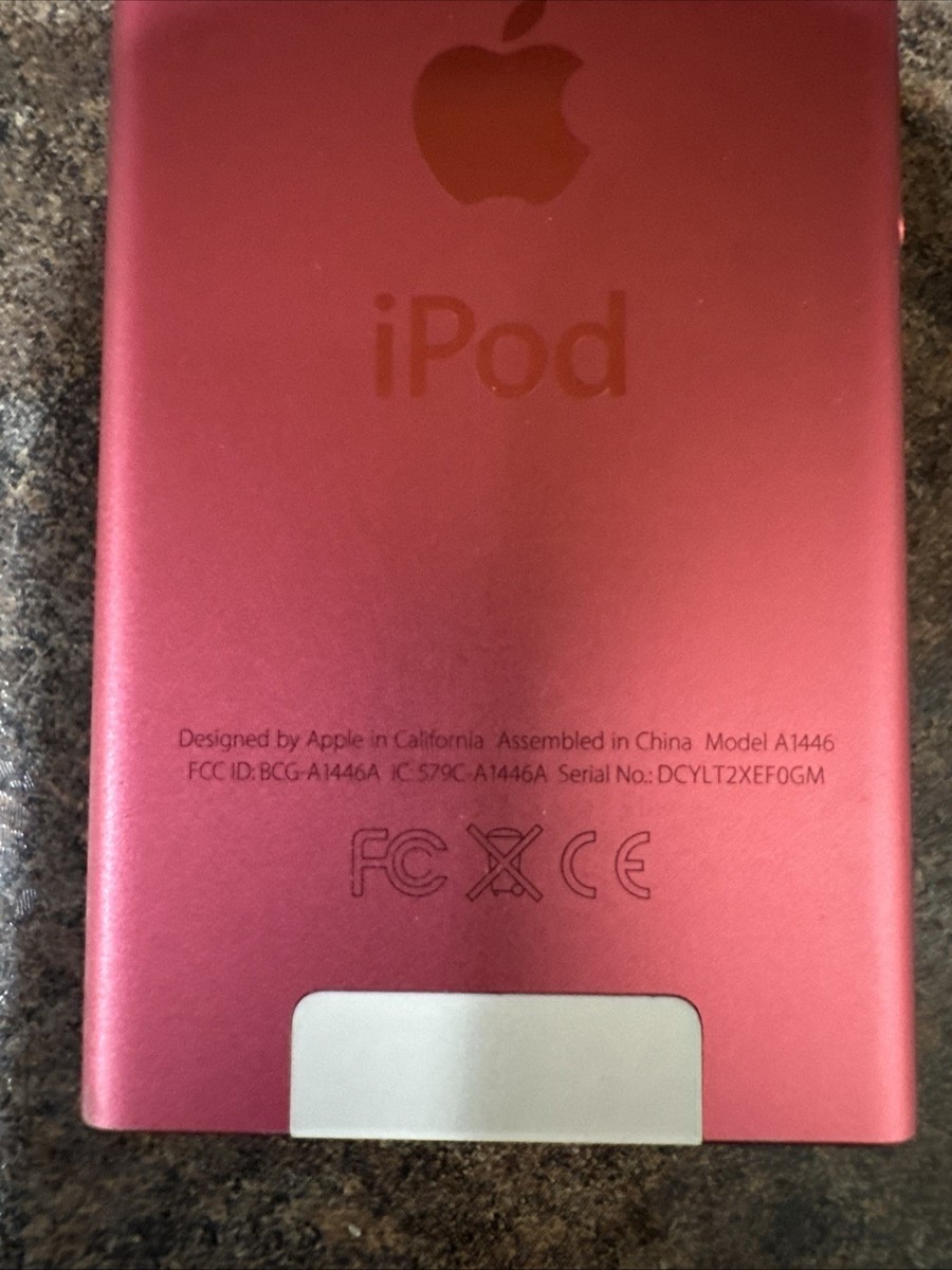 Apple iPod Nano 7th Generation A1446 Pink Purple 16GB Digital