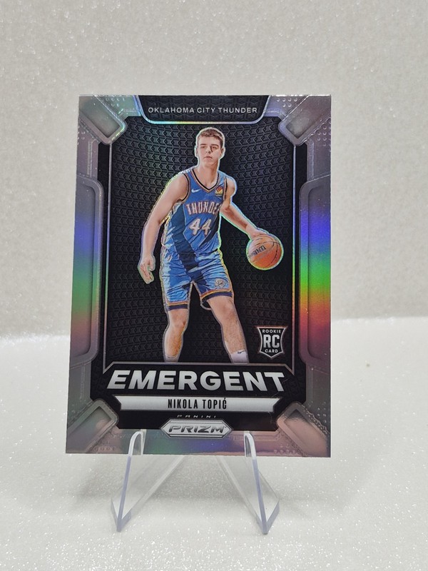 2024-25 Panini Prizm - Emergent Nikola Topic #18 Silver Prizm (RC)