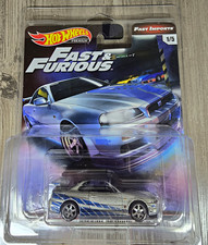 Hot Wheels Fast Furious Nissan Skyline Gt-r Bnr34 164 Diecast Unopened