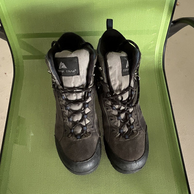 Ozark Trail Peyton II Men's Lace-Up Hiking Boots Black/Gray US 9.5 Medium