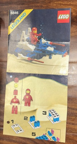 VINTAGE LEGO SPACE 6846 TRI-STAR VOYAGER 100% PARTS COMPLETE w BOX & MANUAL - Picture 9 of 10