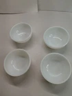 VTG small Anchor Hocking Fire King Milk Glass bowls (set of 4) VGC