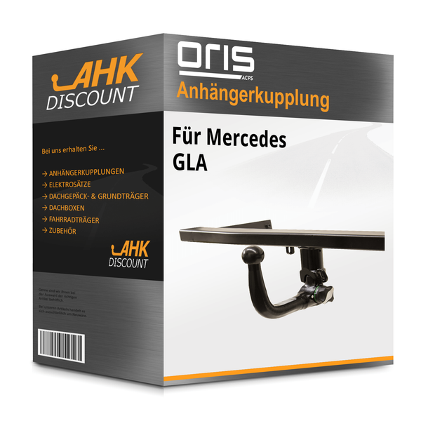 FüR Mercedes Gla 12.2013-12.2019 Oris AnhäNgekupplung Abnehmbar Neu-image
