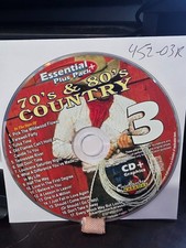 452-03R 70'S 80'S COUNTRY    1 DISC CHARTBUSTER KARAOKE CDG LOT CAL