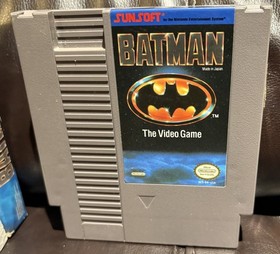 Batman: El Videojuego nintendo nes SIN MANUAL en caja alquiler anterior
