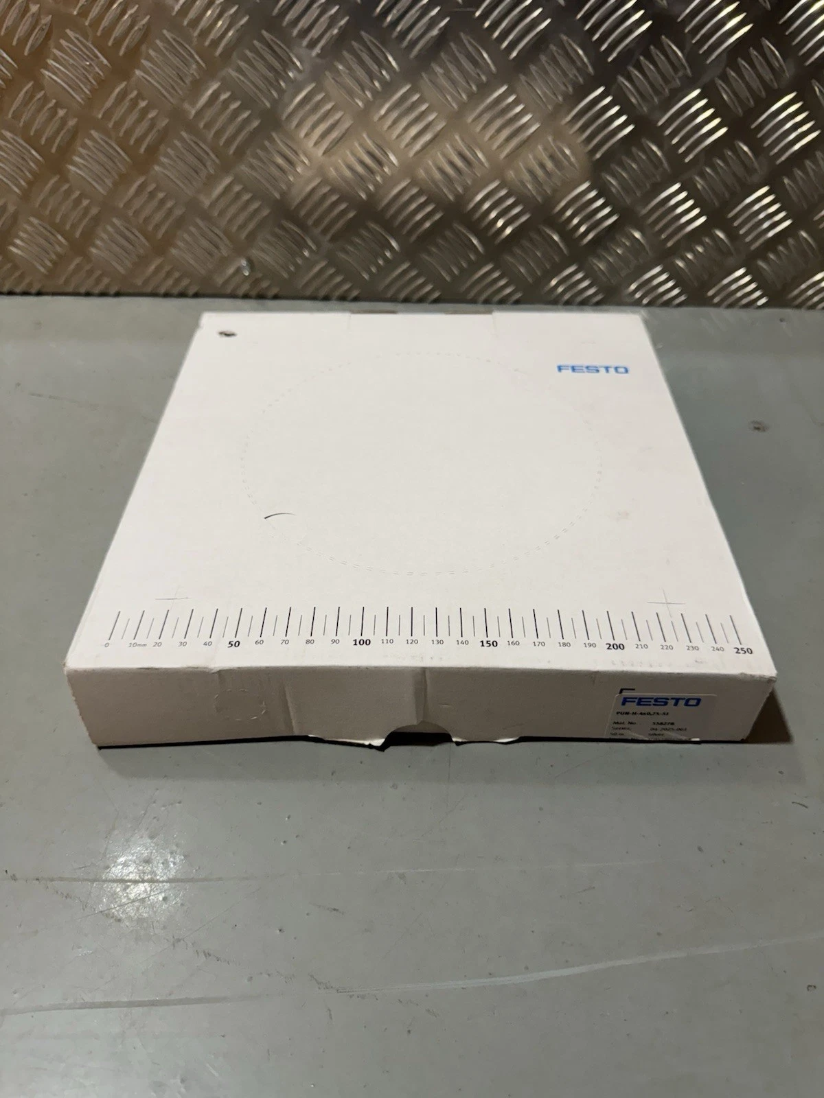 Festo 558278 PUN-H-4X0.75-SI Plastic Tubing Silver 50m Brand New In Box