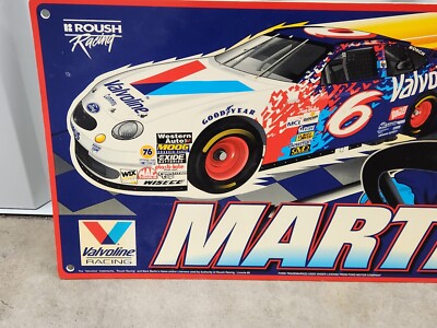 VINTAGE GAS OIL VALVOLINE RACING MARK MARTIN #6 FORD NASCAR 35