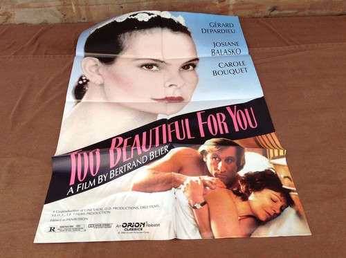 1990 Too Beautiful For You Original Movie House Full Sheet Poster