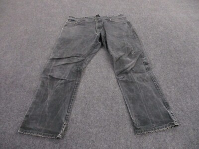 Kuhl Jeans Adult 38 x 32 Gray Denim Rydr Straight Workwear Heavy Outdoors  Mens