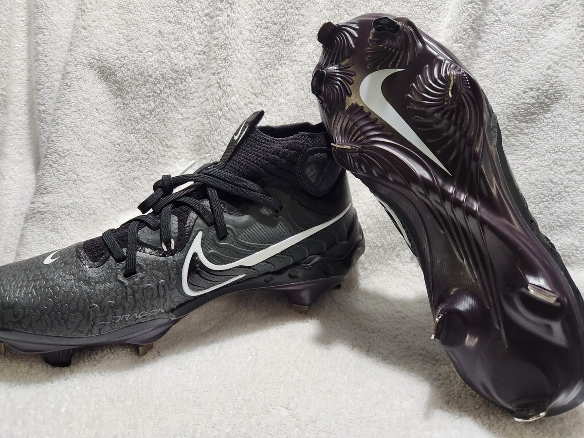 Men Sz 11 Nike Metal Baseball Cleats Alpha Huarache NXT Black DJ6517-010 New Nike Alpha Huarache NXT Black Metal Baseball Cleats (DJ6517  main image 2