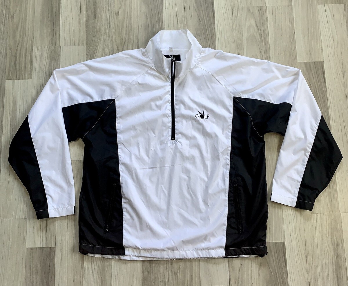 Playboy Golf Men's Windbreaker Jacket Full Zip w/Pockets Size XL