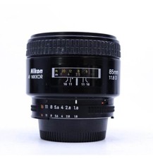 Nikon NIKKOR 85mm f/1.8 D AF Lens - Portrait-Black in Original Packaging