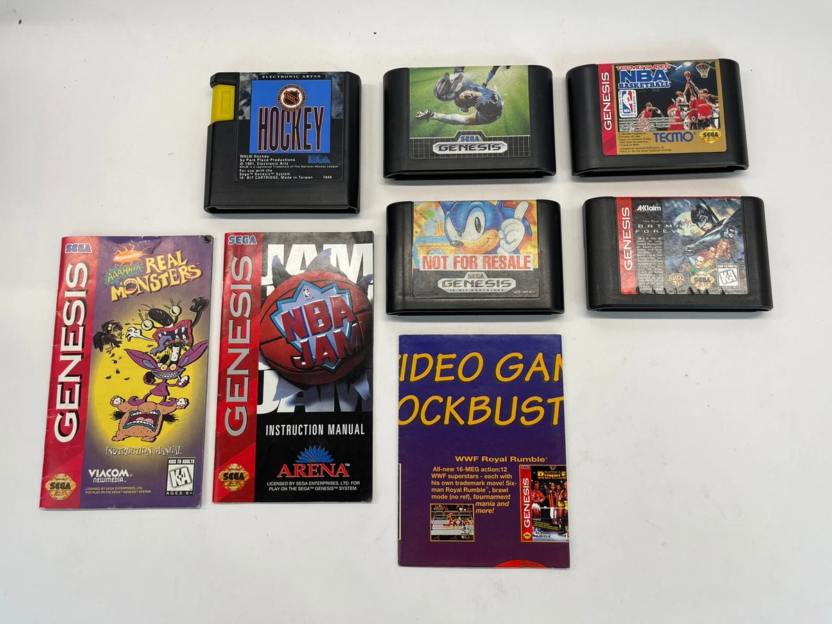 Vintage sega cheap genesis games