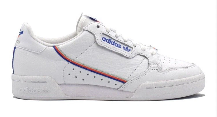 Adidas Continental 80 Primeblue sneakers for Men - White in UAE | Level  Shoes