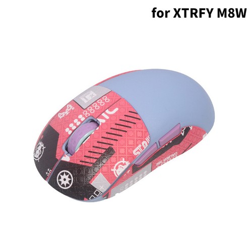 Mouse Sticker For Xtrfy M8W Mouse Grip Tape Skate Handmade Non Slip Lizard Skin - Afbeelding 16 van 22