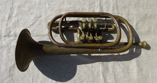 Alte Trompete Flügelhorn A. Bopp Nachf. Anton Schöpf München ca. 38 cm