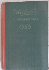 Vintage Book 1953 An Almanack for 1953 Whitaker H/B World Reference Guide