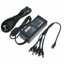 8-to-1 Power Cable Splitter AC Adapter For Samsung SDR-C75300N/UC 16 Ch HD DVR