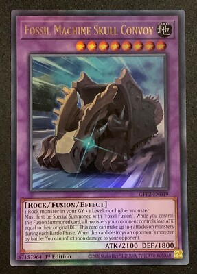 Fossil Machine Skull Convoy | GFP2-EN019 | Ultra Rare | 1st Edition | YuGiOh TCG