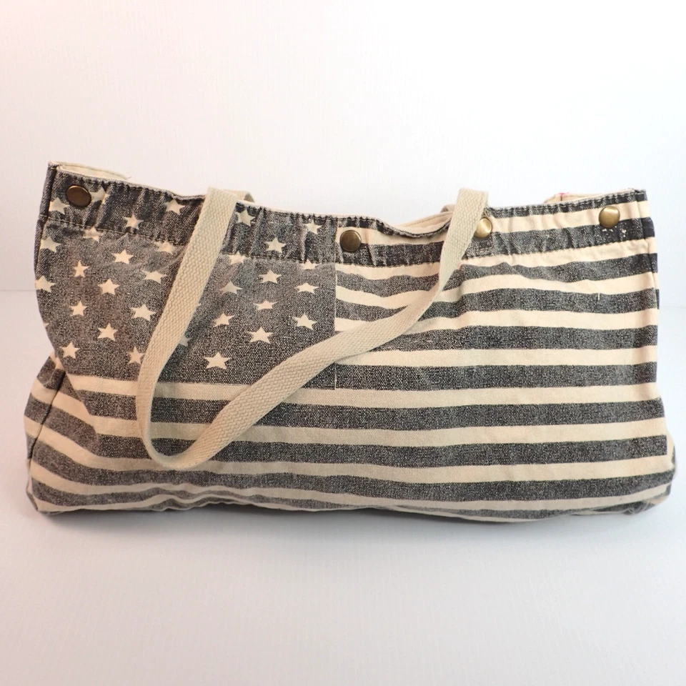 Bolso de Mano Xhilaration Target Grande Bandera Americana Impreso de Lona de 2013 Foto 2 de 4