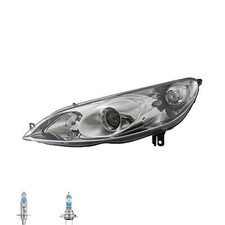 Halogen Scheinwerfer links H1 für Peugeot 407 SW Coupe inklusive Lampen
