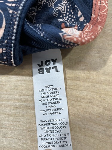 Joy Lab Women’s Multicolor Sports Bra Size Extra Small - 第 7/8 張圖片