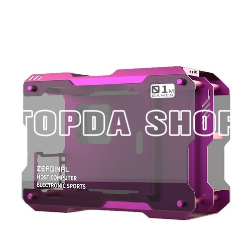 ZEAGINAL MATX ITX PC Case Gaming Gamer Grape Pot For DIY Full Aluminum ZC-01M - Picture 4 of 12