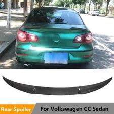 For Volkswagen VW Passat CC Sedan 2013-18 Upper flow tail cover Carbon Fiber
