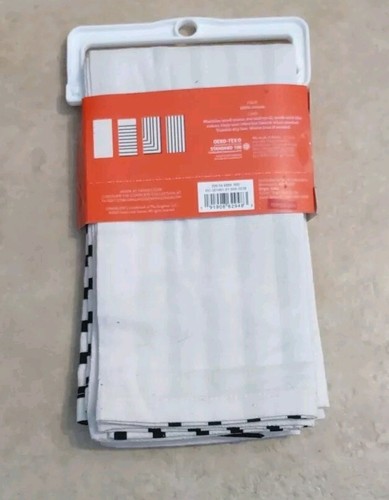 Opalhouse Jungalow Cotton Napkins 4 pack 18"x 18” Black & White Striped - Picture 2 of 3