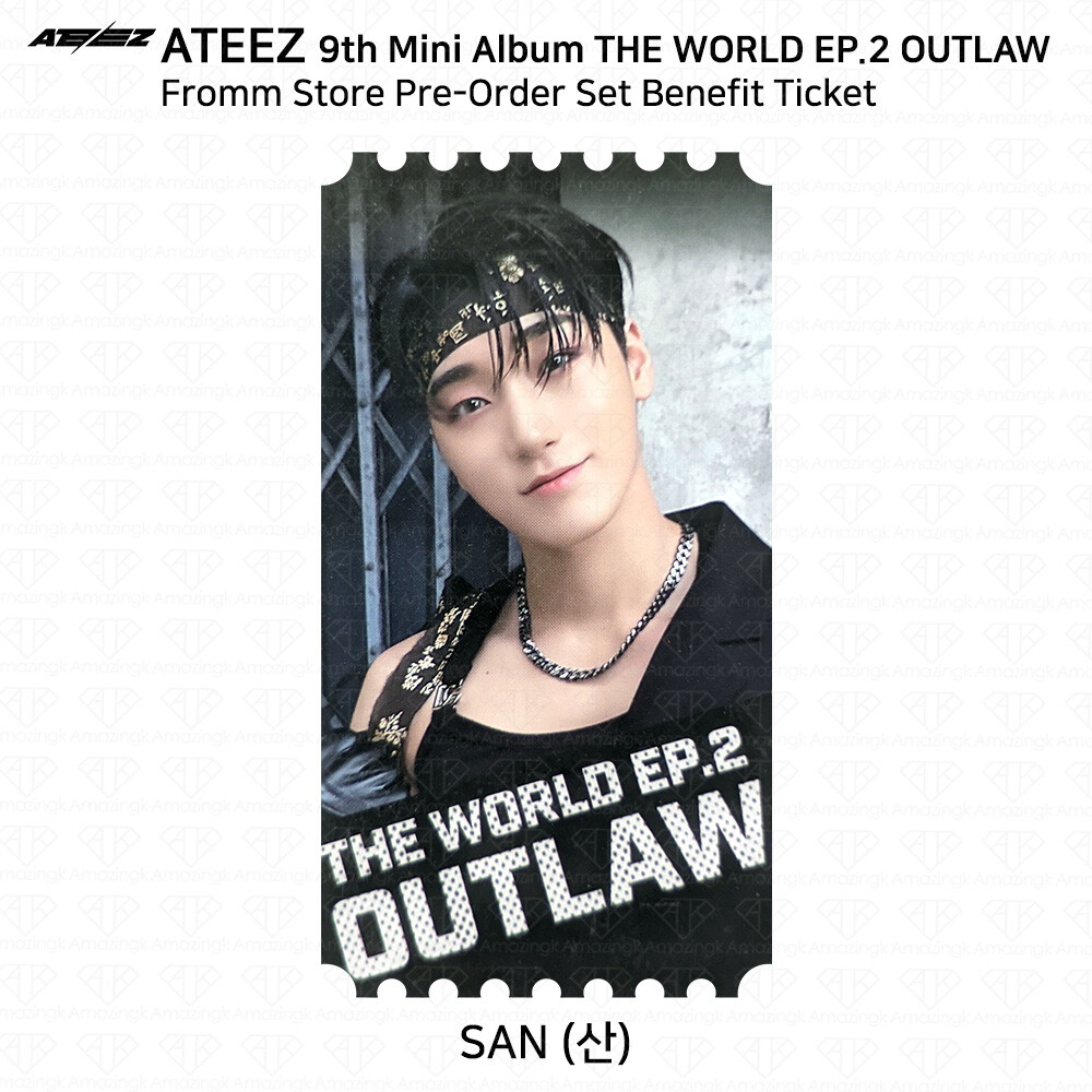 ATEEZ THE WORLD EP.2 OUTLAW Makestar Withmuu Yes24 MR POB