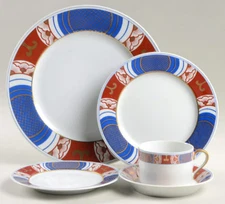 Fitz and Floyd Nishiki Fine China '75 Japan ~ 5-Pc Place Settings ~ NWOB