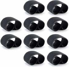 1" Elastic Webbing Belt Tactical Equipment Belt Keeper Accessories (10 Black