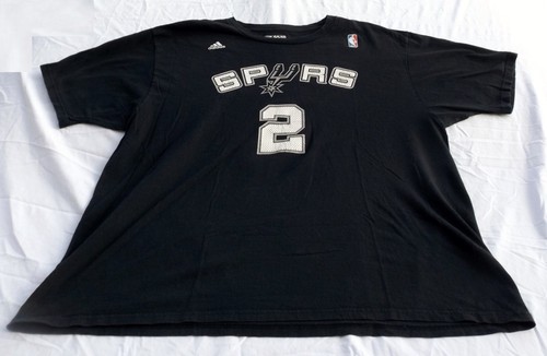 Adidas The Go T-Shirt San Antonio Spurs Kawhi Leonard #2 Adult 2XL Tack Twill?