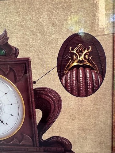 Disney Cruise Line Treasure Exclusive Haunted Mansion Light Up Mantle Clock **NE - Picture 6 of 6