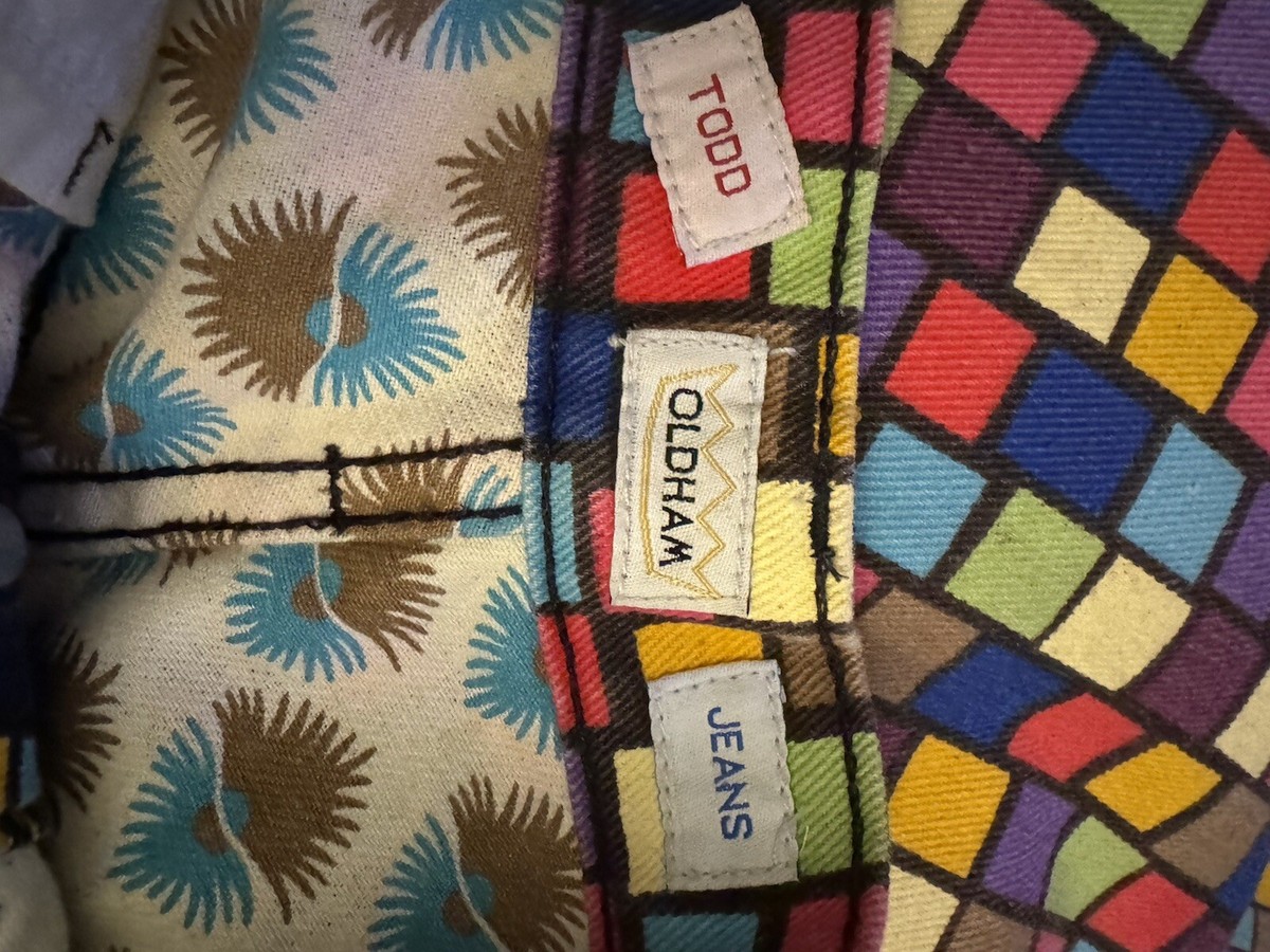 1996 RUNWAY TODD OLDHAM PANTONE JEANS | eBay