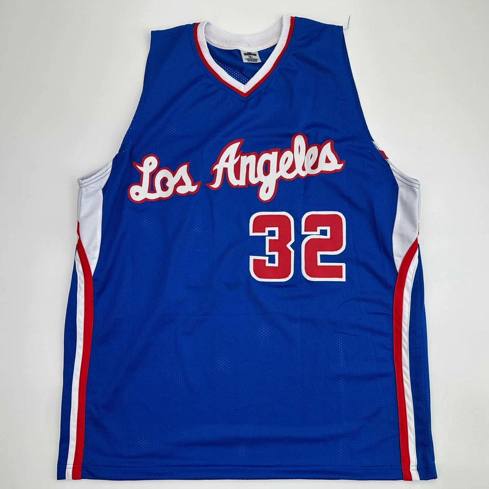 Camiseta deportiva facsímil autografiada Blake Griffin Los Angeles LA azul reimpresión para hombre XL Foto 3 de 4