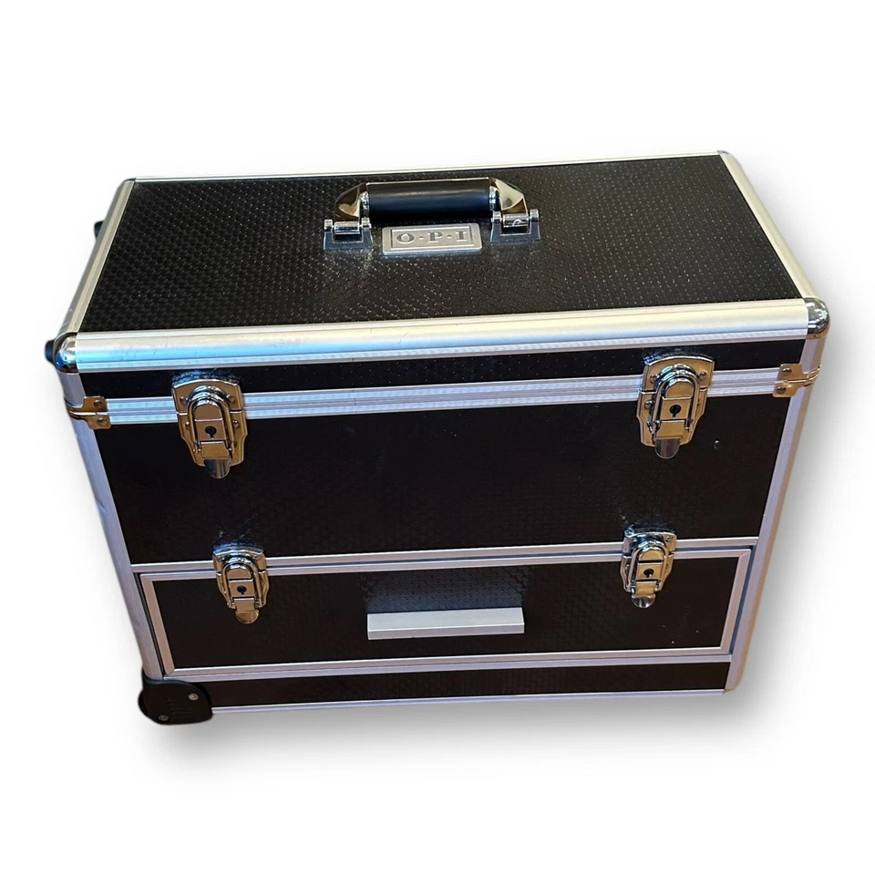 Роликовый лак для ногтей Opi макияж тележка для волос путешествий багажник чемодан чехол черная ручка - Изображение 2 из 4