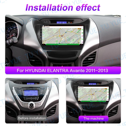 9"2+32 Android 12 Car Stereo Radio for 2011-14 Hyundai Elantra Avante GPS NAV BT - Picture 3 of 8