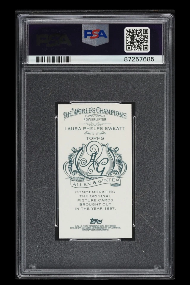 2014 🏀 Topps Allen & Ginter #6 Laura Phelps, Pop 1, PSA-10 - Image 2 of 3