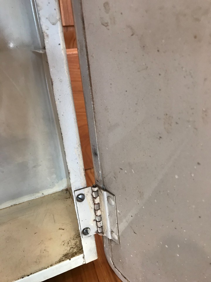 Vintage WallMount Metal 2shelf Medicine eBay