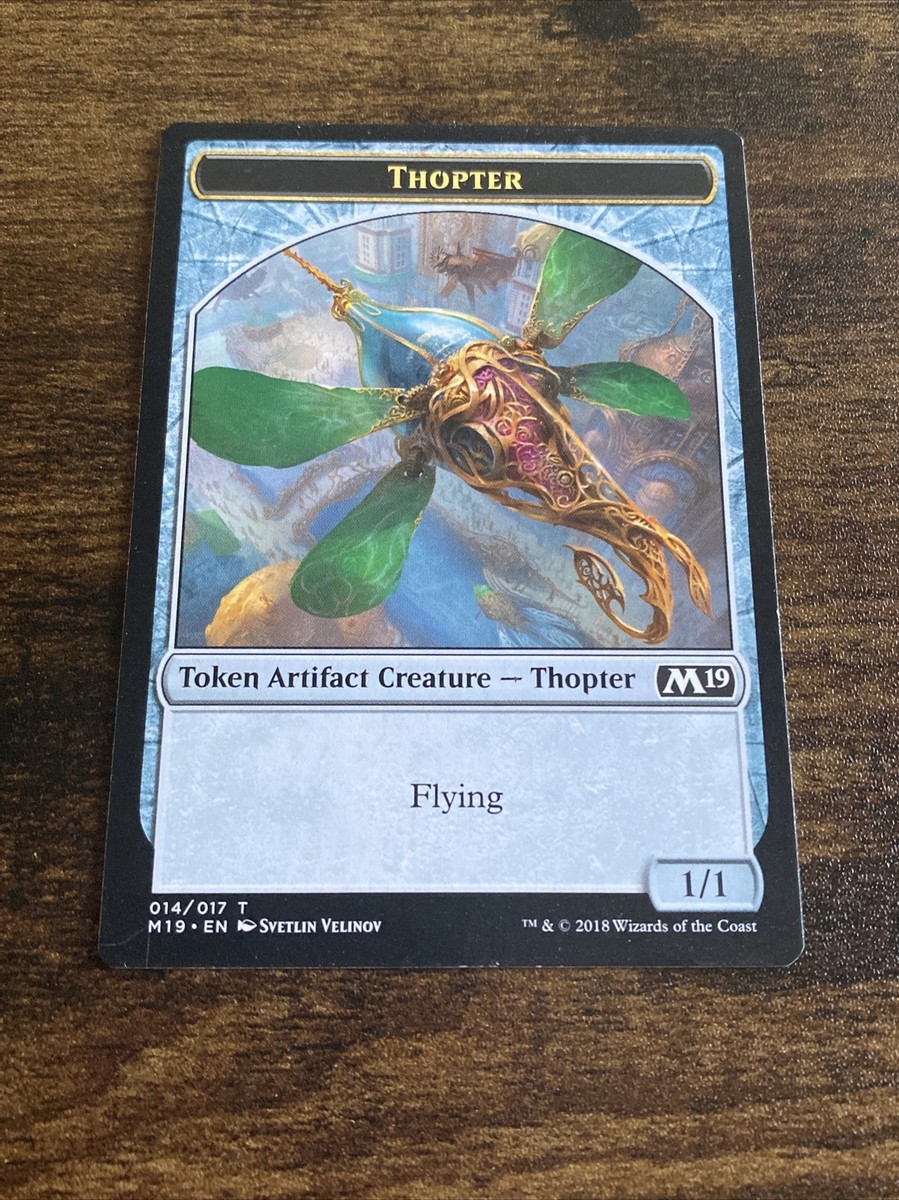 Thopter Token (014) 2019 M19 MTG Magic The Gathering D367* | eBay Thopter Token (014) 2019 M19 MTG Magic The Gathering D367* | eBay