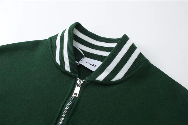 Giacca cappotto maglione uomo donna RHUDE High Street casual stampa logo cotone S XL