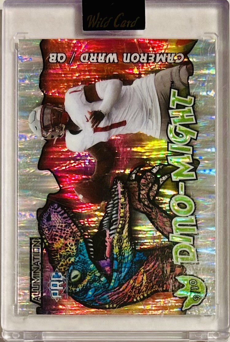 Cameron Ward 2023 Wild Card Alumination Dino-Might PRC 9/10 Silver