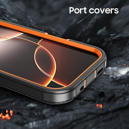 for iPhone 16 PRO (screen 6.3") Rugged Triple Layer TPU and PC Lined Case - Picture 20 of 43