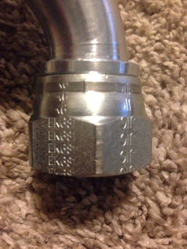 Parker 13771-16-16 P71-16 1" Crimp to Female JIC Elbow 45° Short Drop NEW - Picture 8 of 8