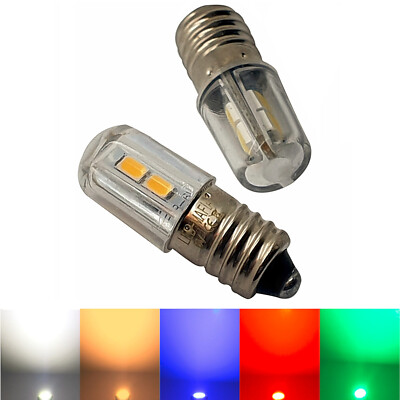 10x 6x 2X E10 LED 6V Schraubsockel Ambiente Beleuchtung warmweiß  weiß 3500K