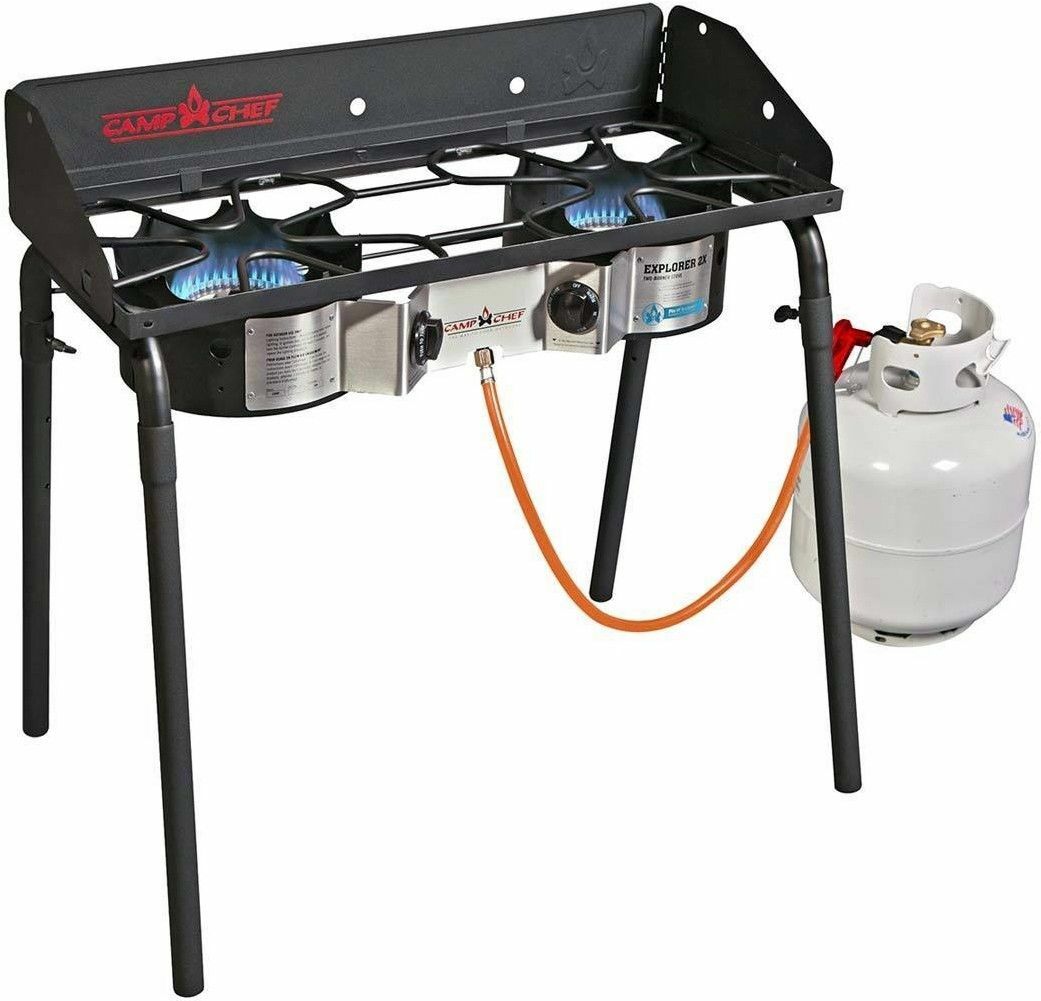 Camp Chef Explorer 2 Burner Outdoor Camp Stove with Griddle BBQ EX60FPEUR  *NEW* 33246215051 | eBay