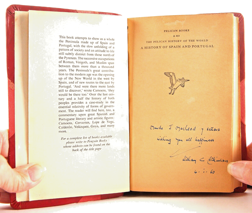 SIGNED History of Spain/Portugal + 17th Century Historiography Guatemala Leather - Imagen 4 de 18