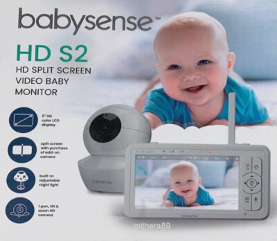 BabySense HD S2 Video BABY MONITOR 720p Digital 5
